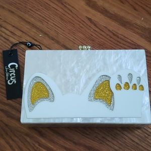 Circus by Sam Edelman Acrylic Cat Clutch